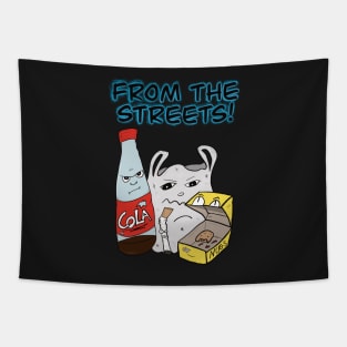 From The Streets! Garbage Gang From The Block Day Version Tapestry