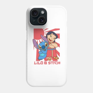 Lilo & Stich Retro Japanese Phone Case