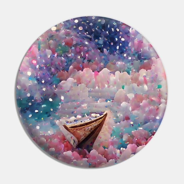 Sailing through a sea of diamonds Pin by Stupid Coffee Designs