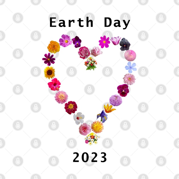 Floral Heart for Earth Day 2023 by ellenhenryart