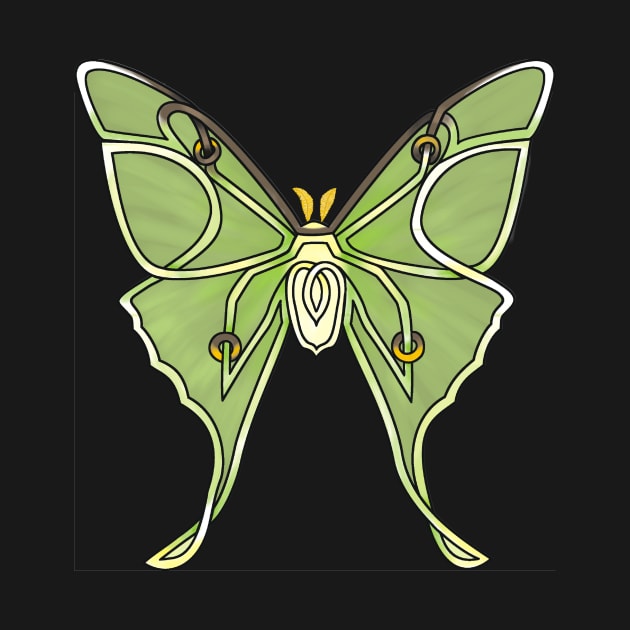 Luna Moth by KnotYourWorld4