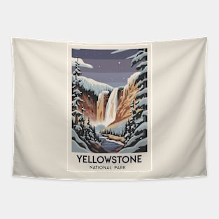 Yellowstone National Park Vintage Poster Tapestry