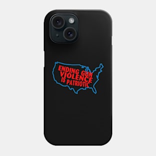 Peace Ending Gun Violence is Patriotic Awareness Day Phone Case