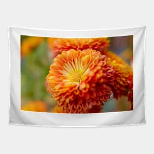 Orange Mum Tapestry