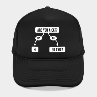 Are You A Cat - Funny, Cute Flowchart Hat