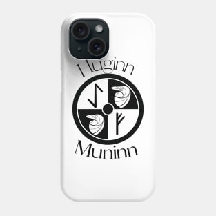 Huginn and Muninn Shield Phone Case