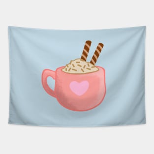 Cute Lovely Cocoa Mug Tapestry