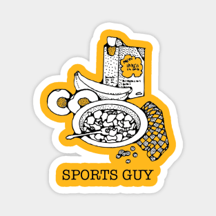 Breakfast Crew Sports Guy inspired by Joe Pera Magnet