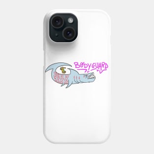 Bodyguard shark drawing Phone Case