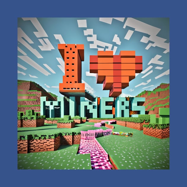 8-Bit - I Love Miners in Minecraft by TheArtistStop