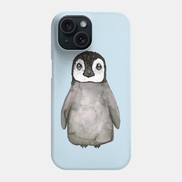 Cute emperor penguin chick Phone Case by Bwiselizzy