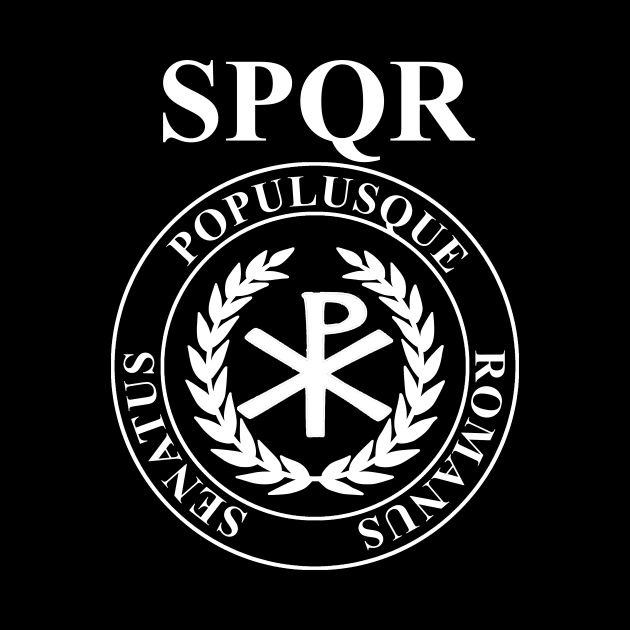 SPQR Roman Empire Senatus Populusque Romanus by AgemaApparel