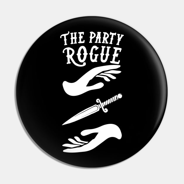 Rogue Dungeons and Dragons Team Party Pin by HeyListen