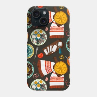 Romanian Traditional Appetizers Pattern Phone Case