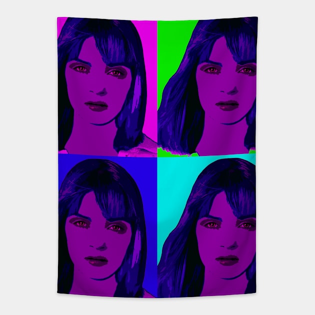 uma thurman Tapestry by oryan80