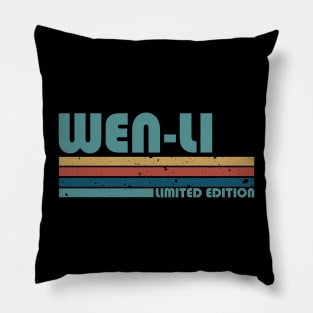 Proud Limited Edition Wen-li Name Personalized Retro Styles Pillow