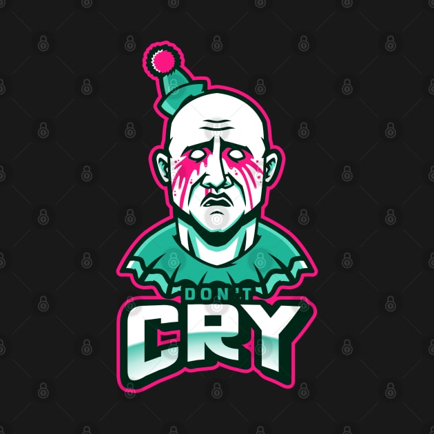 Horror graphic ‘don’t cry’ by YungBick