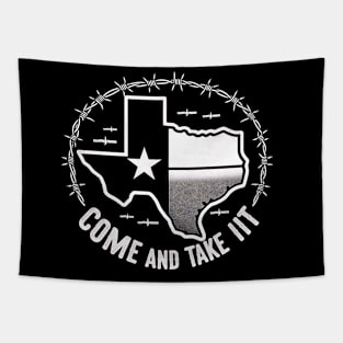 Come and take it, Texas, razor wire Tapestry