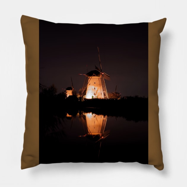 Kinderdijk Windmill Pillow by Dutch.View.22