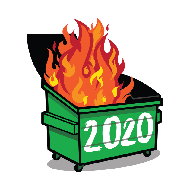 Dumpster Fire 2020 - Dumpster Fire - Long Sleeve T-Shirt | TeePublic