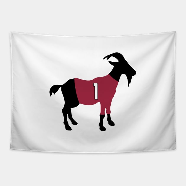 Kyler Murray GOAT Tapestry by cwijeta