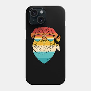 Dog Retro Pug Badass Phone Case