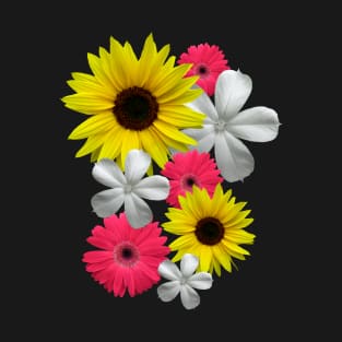 gerbera bloom flower gerberas sunflower floral T-Shirt