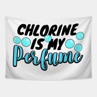 Chlorine is my perfume Swimmer Swimming Sport Tapestry