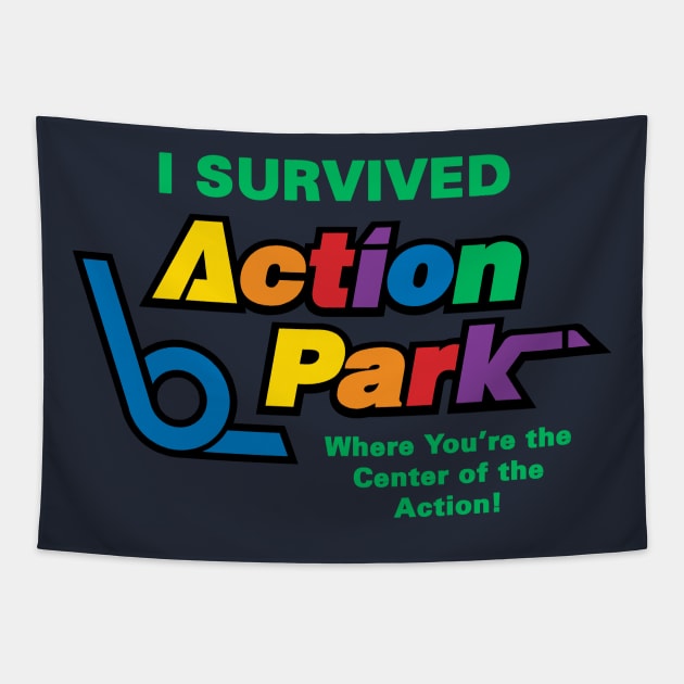 Action Park Survivor Tapestry by PlatinumBastard