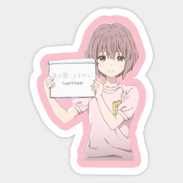 Get Wallpaper Shouko Nishimiya Koe No Katachi Sticker Teepublic Free