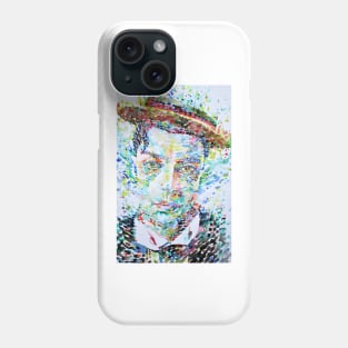 BUSTER KEATON watercolor portrait .1 Phone Case