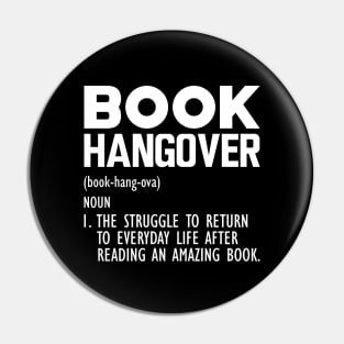 Book Hangover Funny Definition w Pin