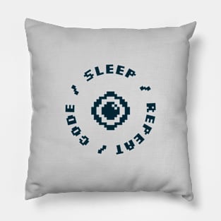 CODE SLEEP REPEAT - CODING - PROGRAMMING Pillow