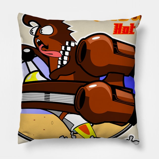 Chewy Hot Rod Pillow by Spikeani