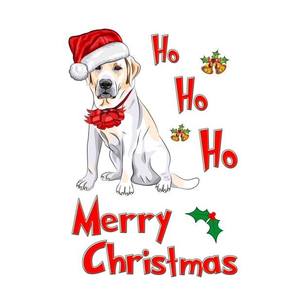 Ho Ho Ho Merry Christmas Labrador! For Labrador Retriever Dog Lovers! by rs-designs