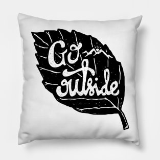 Go Outside (for Bright Color) Pillow