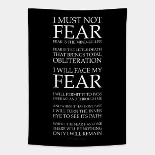 Fear Is The Mind Killer, Dune Litany Tapestry