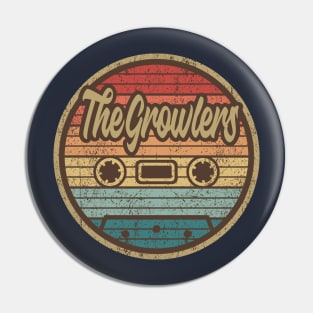 The Growlers Retro Cassette Pin
