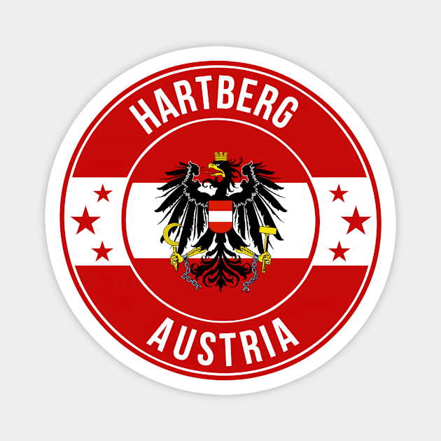 Hartberg Austria Magnet by urban-wild-prints