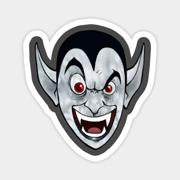 DRACULA Magnet by Justin Langenberg