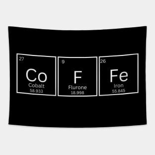 coffe periodic table Tapestry