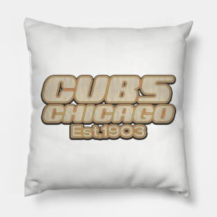 Chicago Cubs / Old Style Vintage Pillow