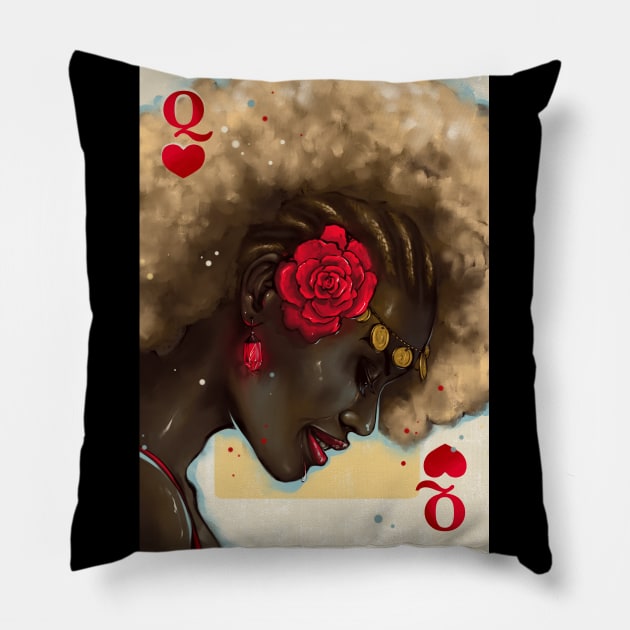 Gipsy Queen Pillow by dracoimagem