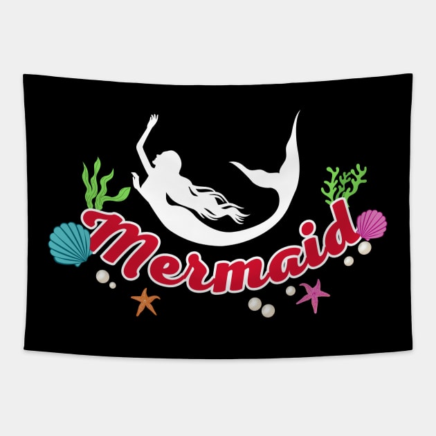 Mermaid Tapestry by Introvert Home 