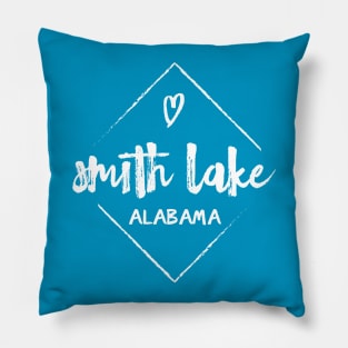 Smith Lake Alabama Tshirt Pillow