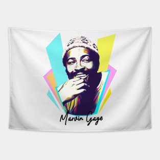 Wpap Pop Art Marvin Gaye Fan Art Tapestry