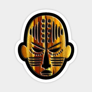 African ceremonial mask Magnet