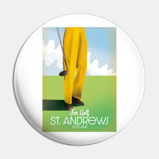 Golf St Andrews Scotland Pin by nickemporium1