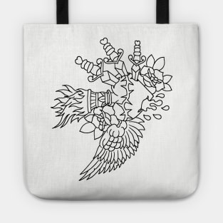 Sacred Winged Heart Tote