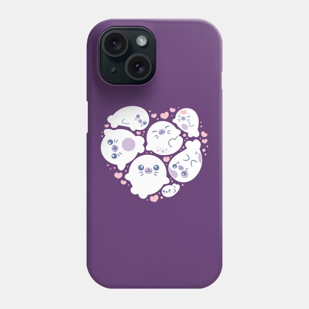 Cute Seals Phone Case by mikitzune